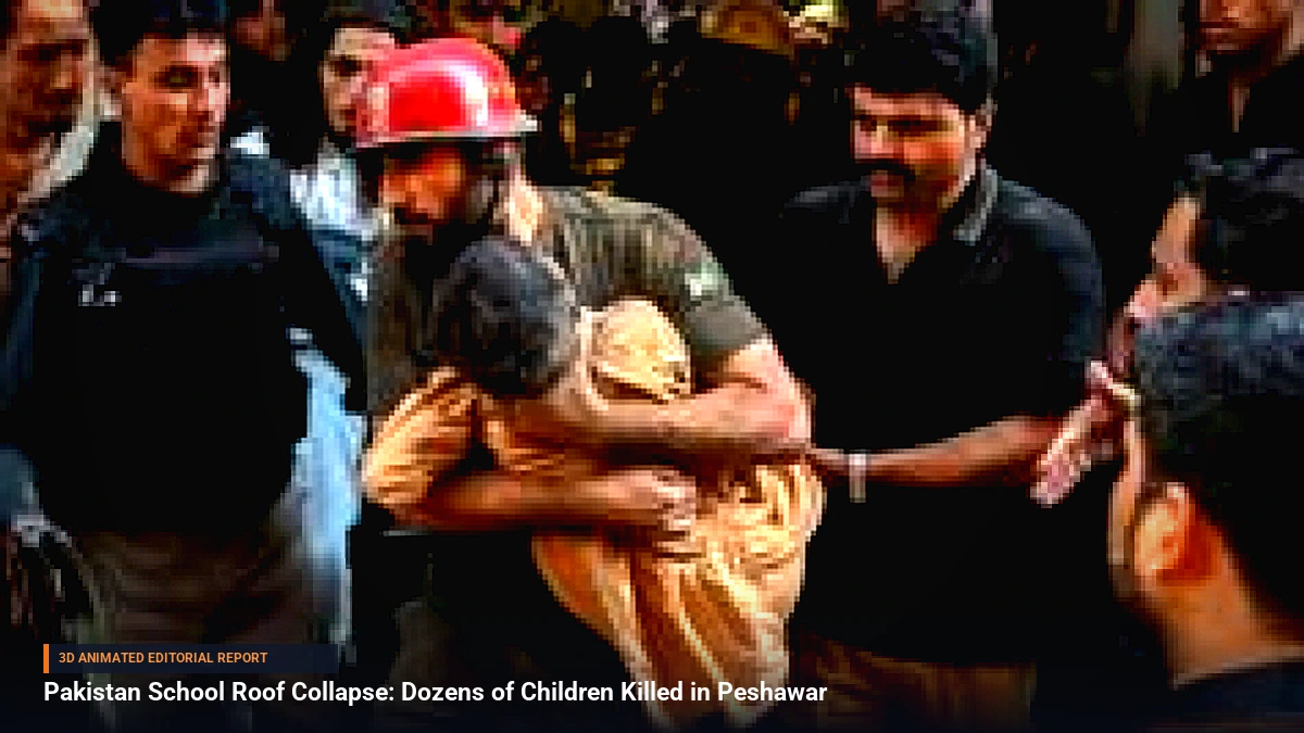 Pakistan School Roof Collapse: Dozens of Children Killed in Peshawar