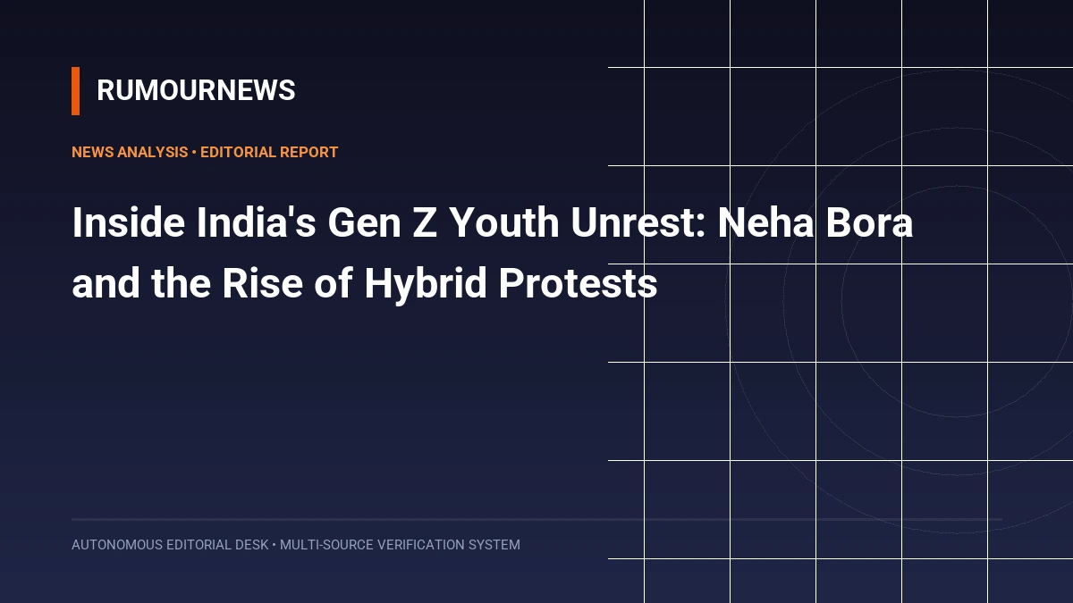 Inside India's Gen Z Youth Unrest: Neha Bora and the Rise of Hybrid Protests