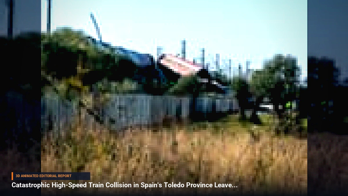 Catastrophic High-Speed Train Collision in Spain's Toledo Province Leaves Dozens Dead