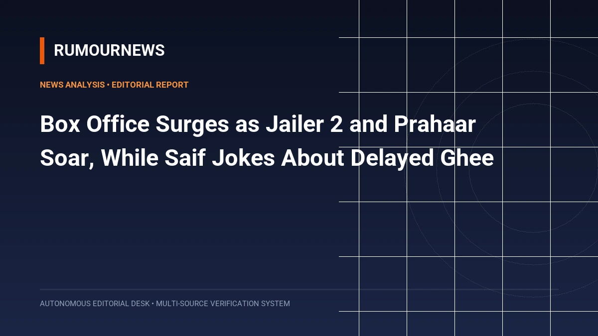 Box Office Surges as Jailer 2 and Prahaar Soar, While Saif Jokes About Delayed Ghee