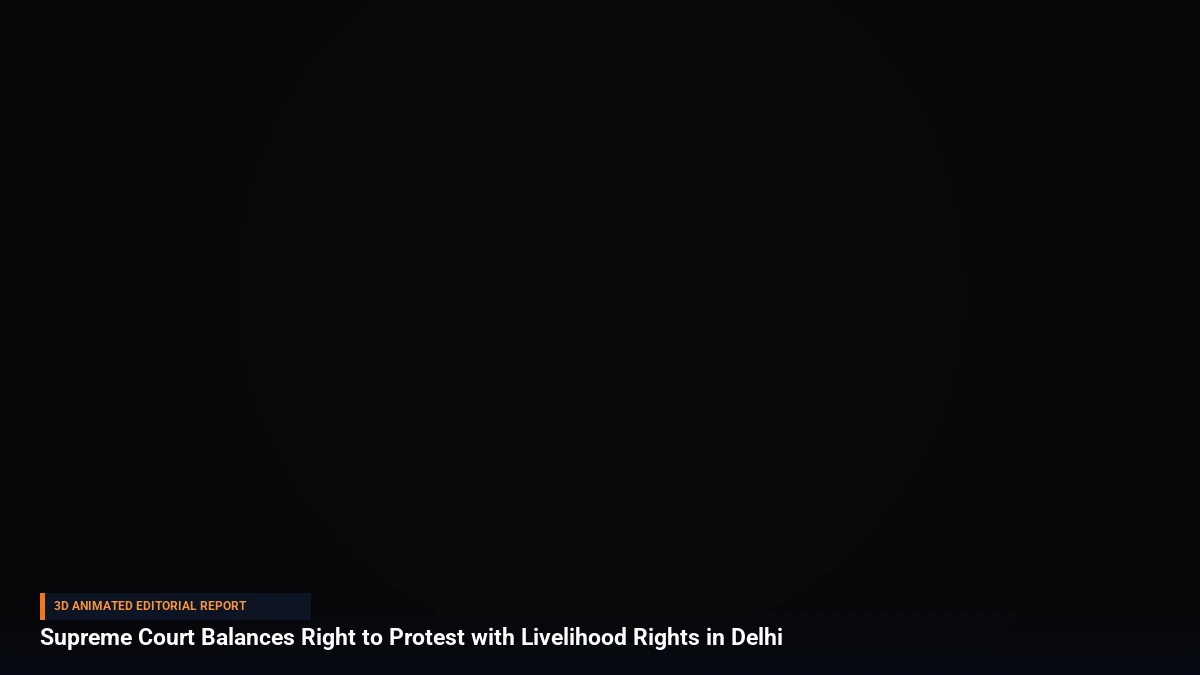 Supreme Court Balances Right to Protest with Livelihood Rights in Delhi