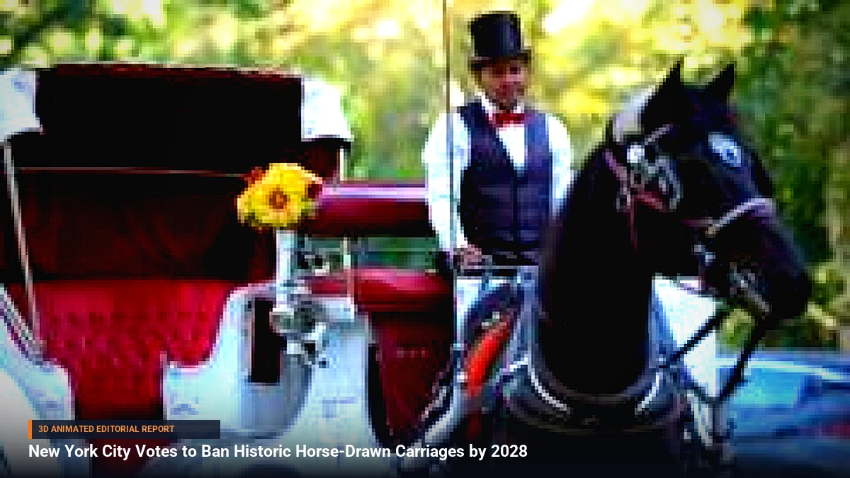New York City Votes to Ban Historic Horse-Drawn Carriages by 2028