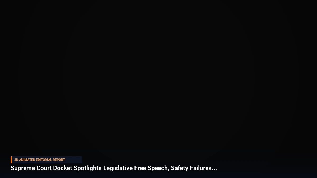 Supreme Court Docket Spotlights Legislative Free Speech, Safety Failures, and Arbitration Hurdles