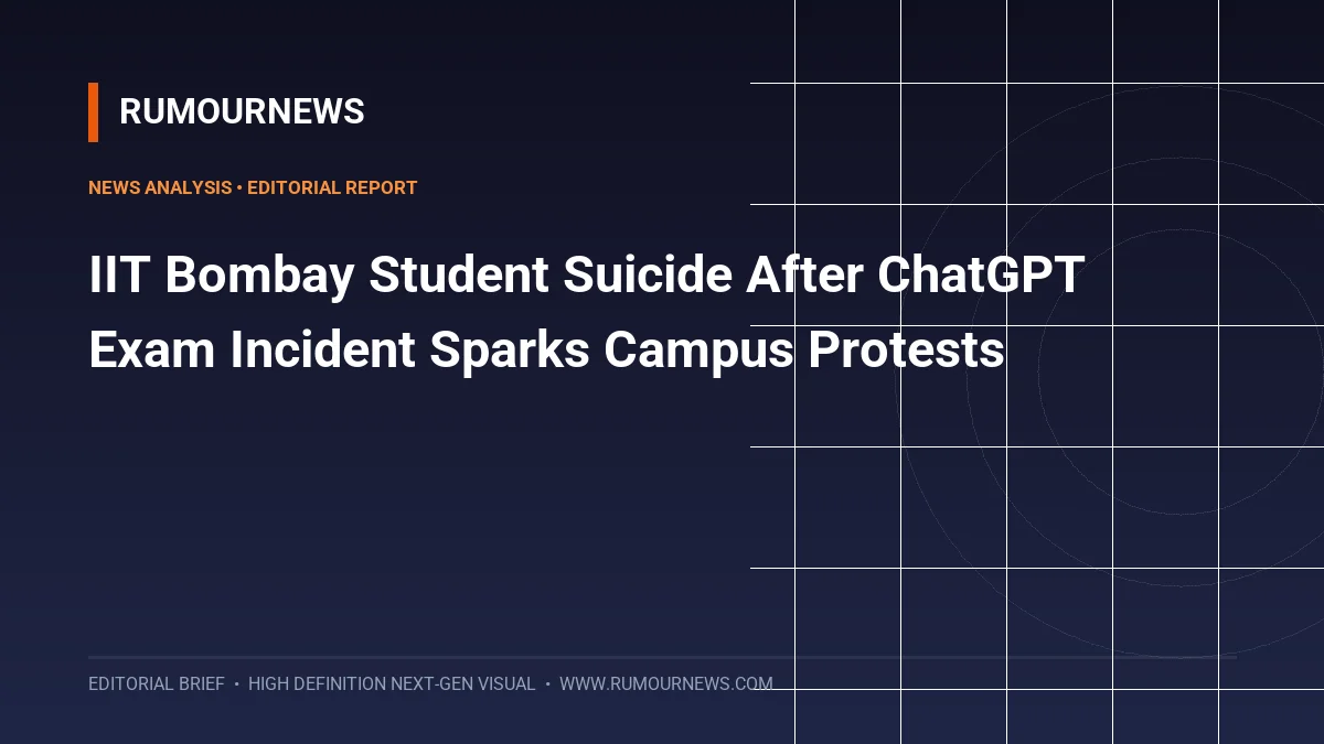 IIT Bombay Student Suicide After ChatGPT Exam Incident Sparks Campus Protests