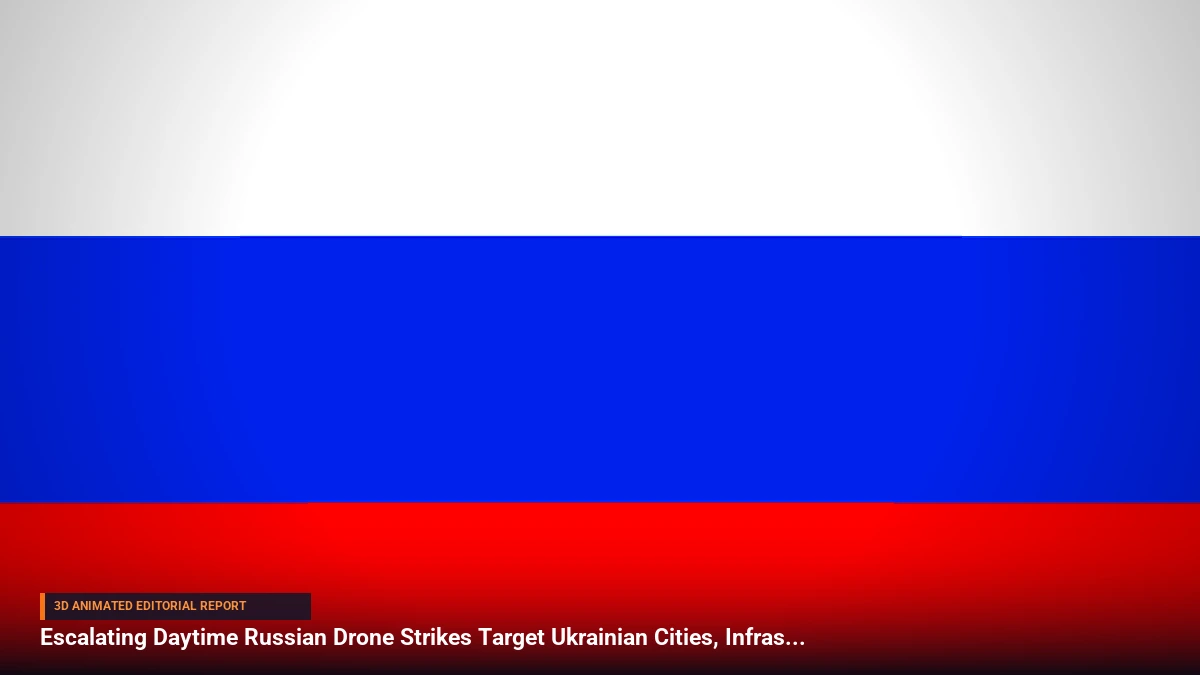 Escalating Daytime Russian Drone Strikes Target Ukrainian Cities, Infrastructure and Science Academy