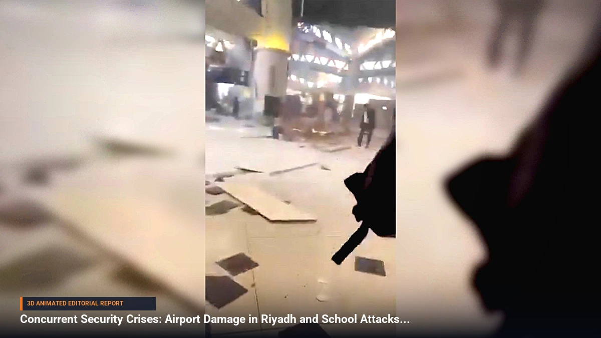 Concurrent Security Crises: Airport Damage in Riyadh and School Attacks Shake Poland