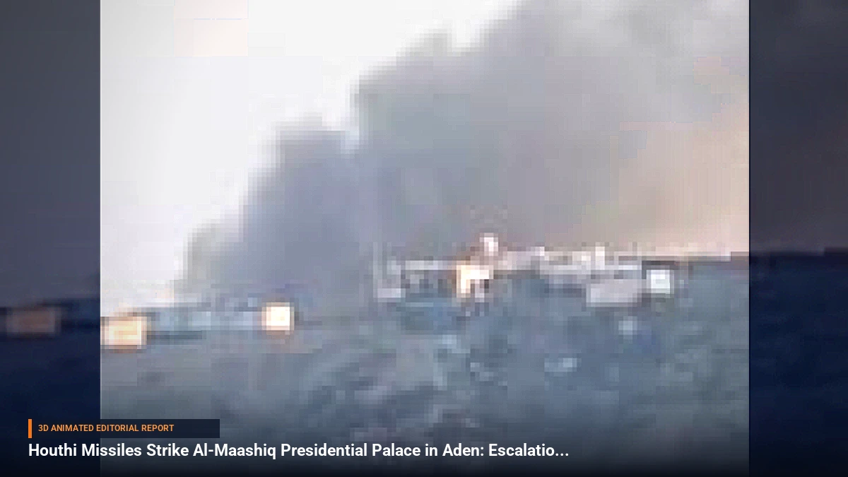 Houthi Missiles Strike Al-Maashiq Presidential Palace in Aden: Escalation in Yemen