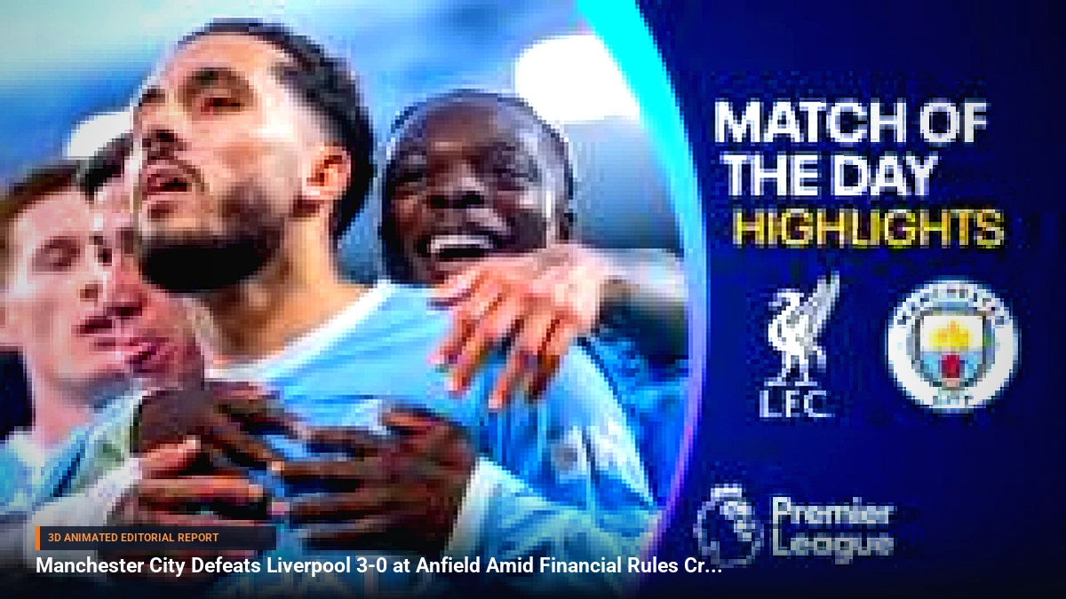 Manchester City Defeats Liverpool 3-0 at Anfield Amid Financial Rules Crisis