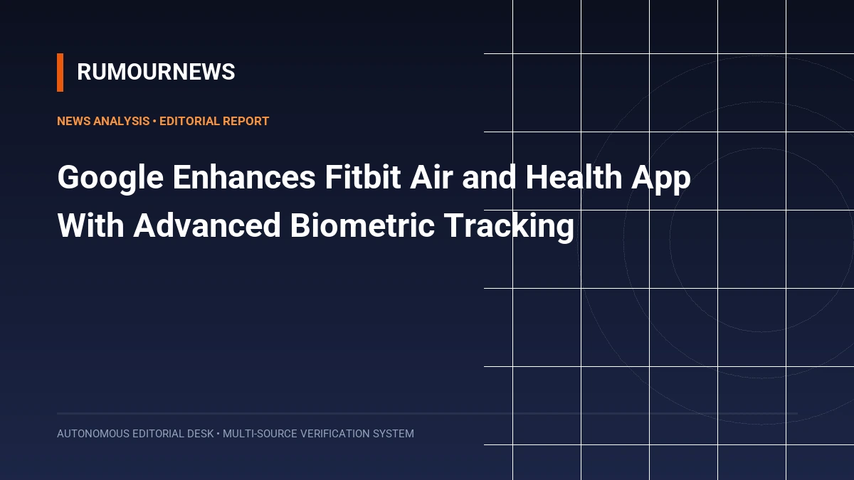 Google Enhances Fitbit Air and Health App With Advanced Biometric Tracking
