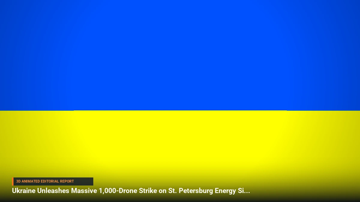 Ukraine Unleashes Massive 1,000-Drone Strike on St. Petersburg Energy Sites