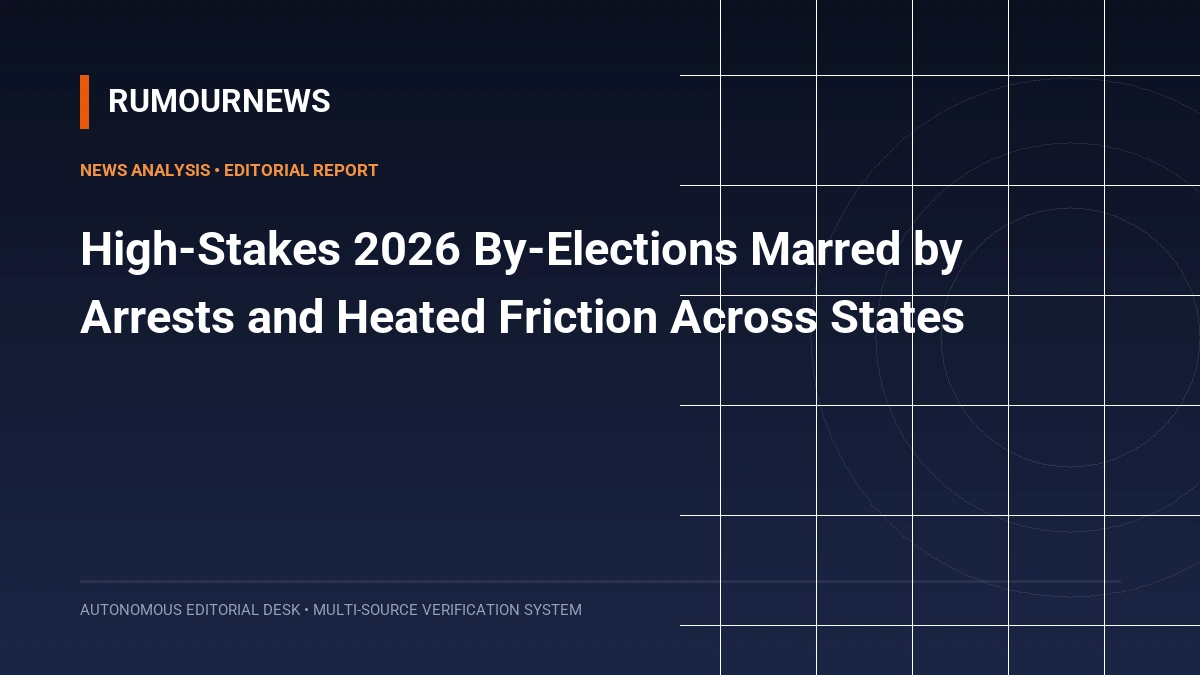 High-Stakes 2026 By-Elections Marred by Arrests and Heated Friction Across States