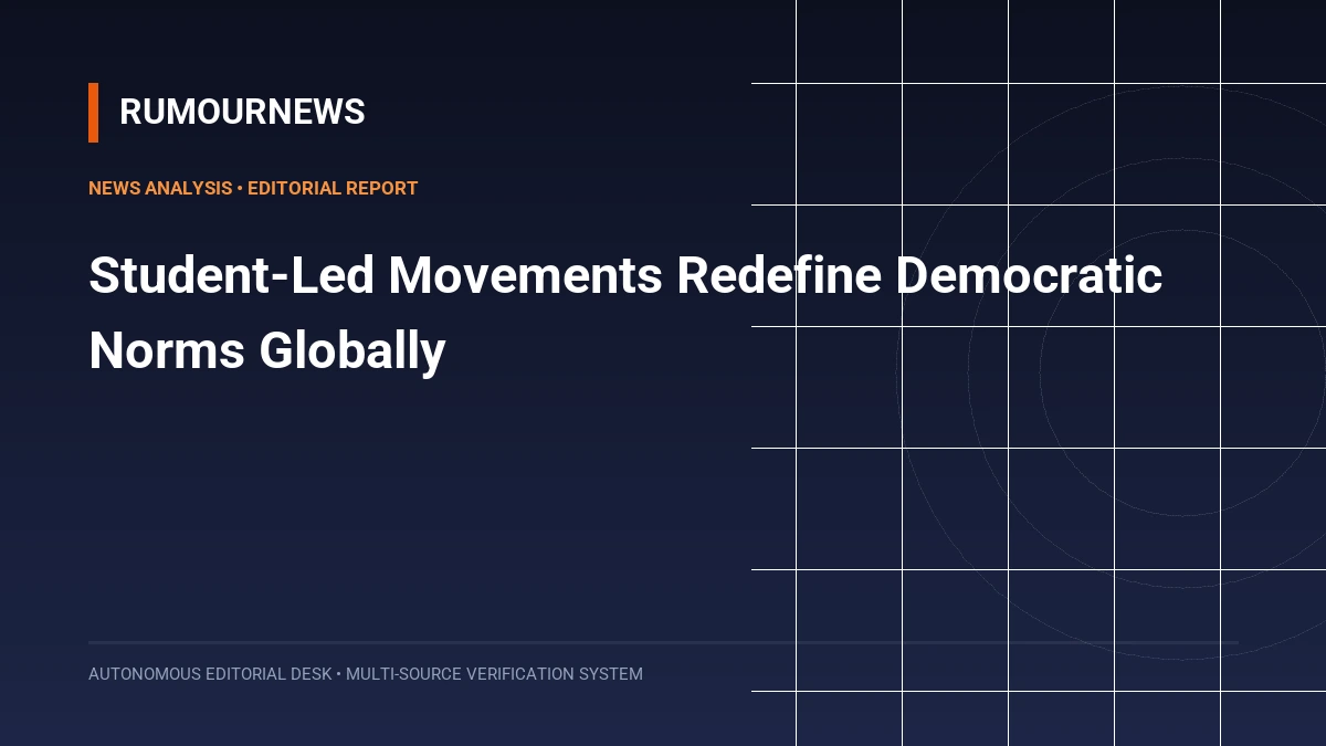 Student-Led Movements Redefine Democratic Norms Globally