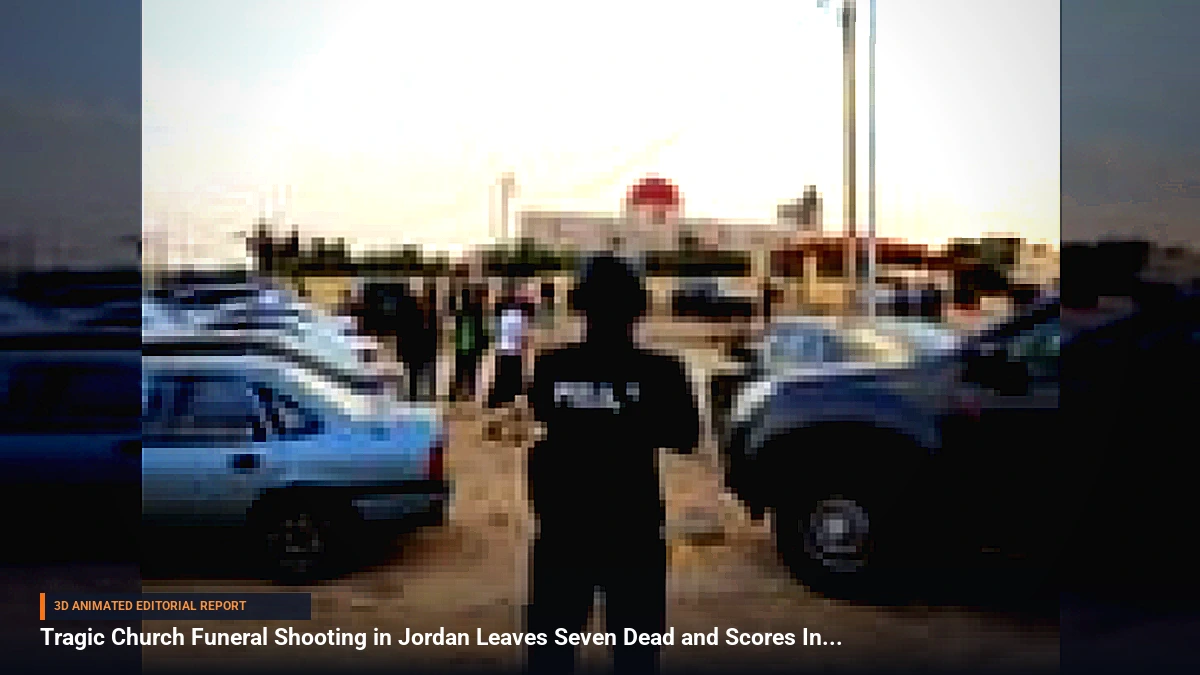 Tragic Church Funeral Shooting in Jordan Leaves Seven Dead and Scores Injured