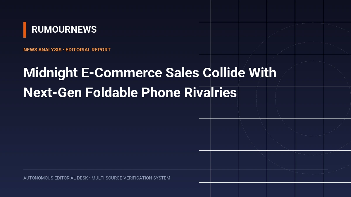 Midnight E-Commerce Sales Collide With Next-Gen Foldable Phone Rivalries