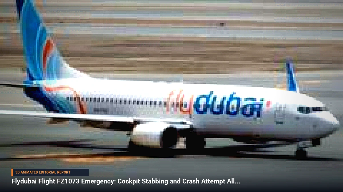 Flydubai Flight FZ1073 Emergency: Cockpit Stabbing and Crash Attempt Allegations