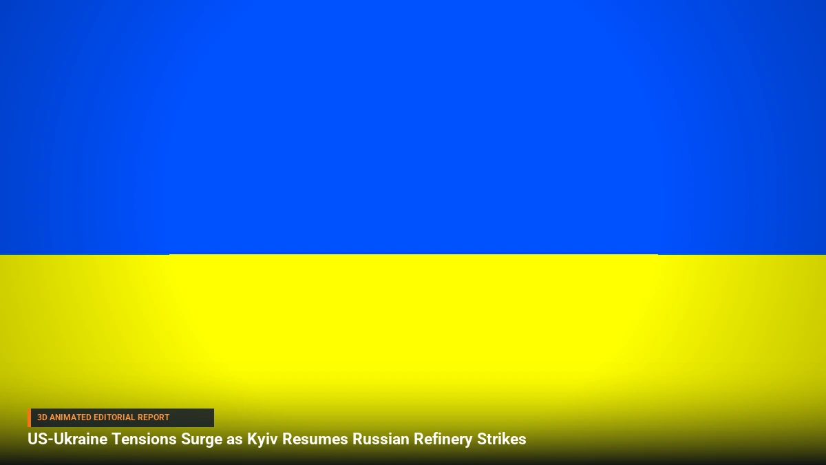 US-Ukraine Tensions Surge as Kyiv Resumes Russian Refinery Strikes