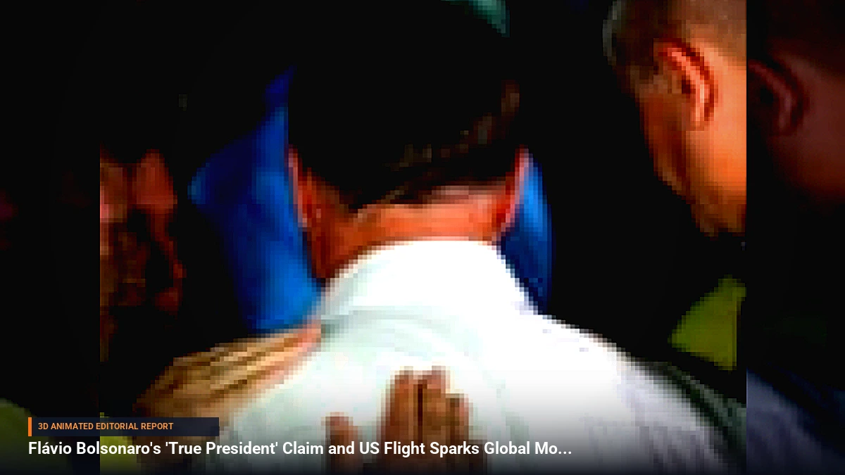 Flávio Bolsonaro's 'True President' Claim and US Flight Sparks Global Mockery