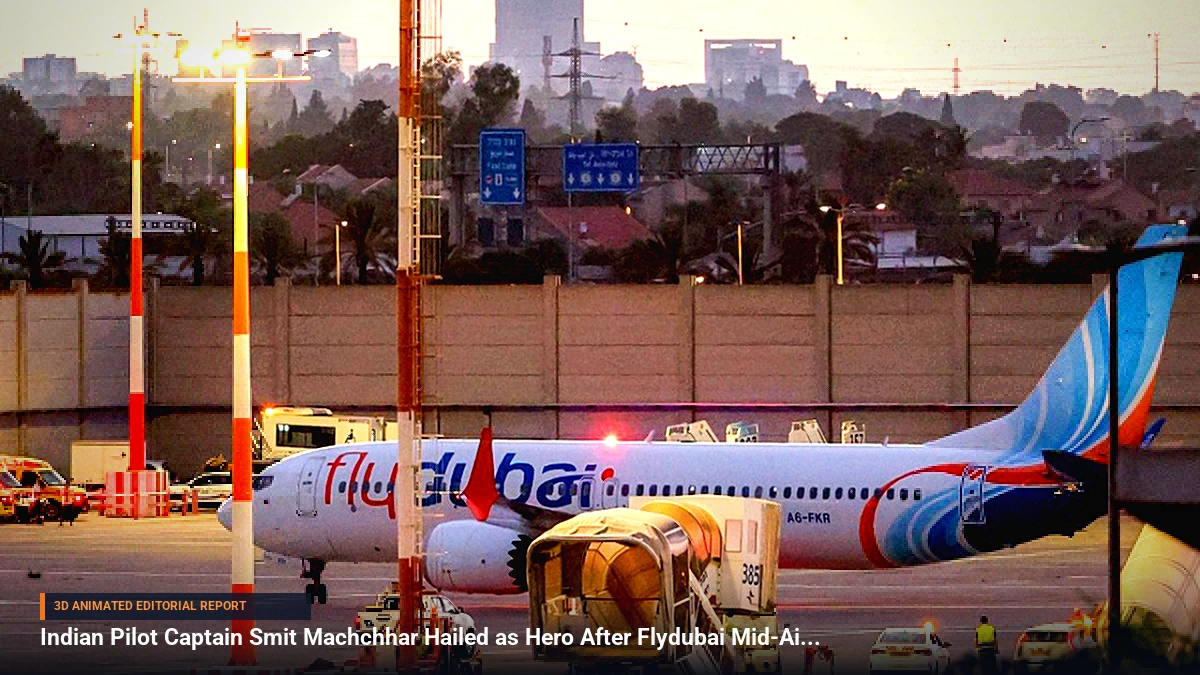 Indian Pilot Captain Smit Machchhar Hailed as Hero After Flydubai Mid-Air Attack