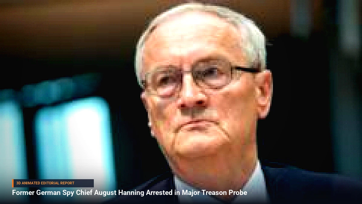 Former German Spy Chief August Hanning Arrested in Major Treason Probe