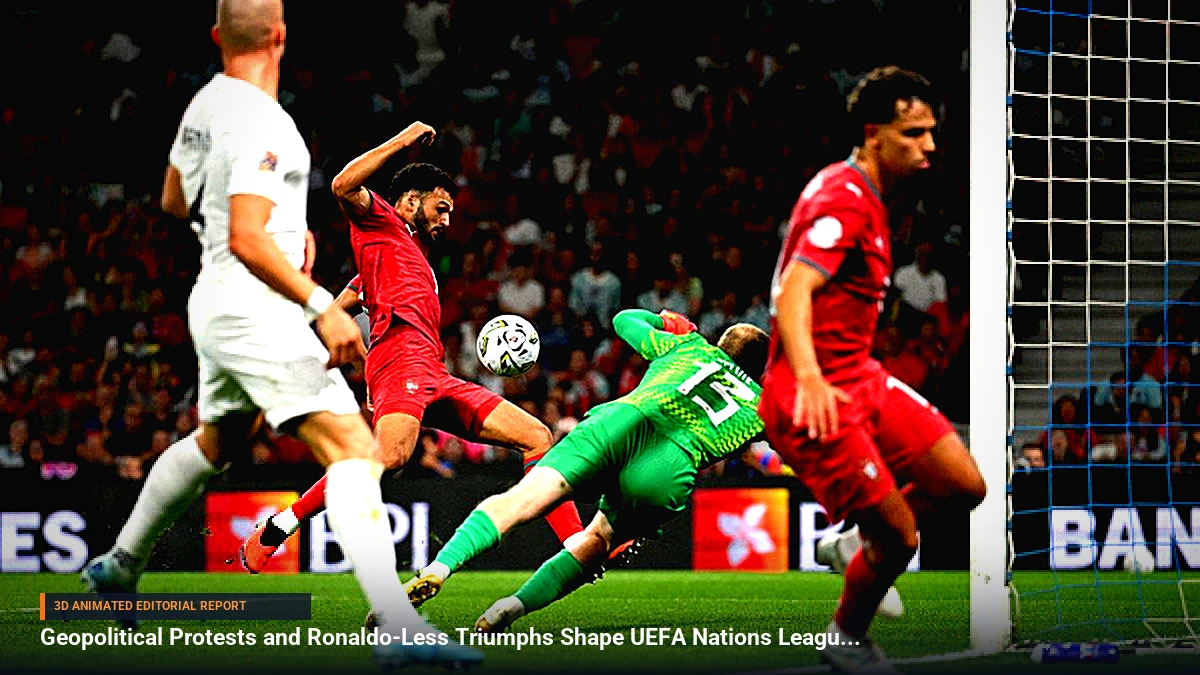 Geopolitical Protests and Ronaldo-Less Triumphs Shape UEFA Nations League