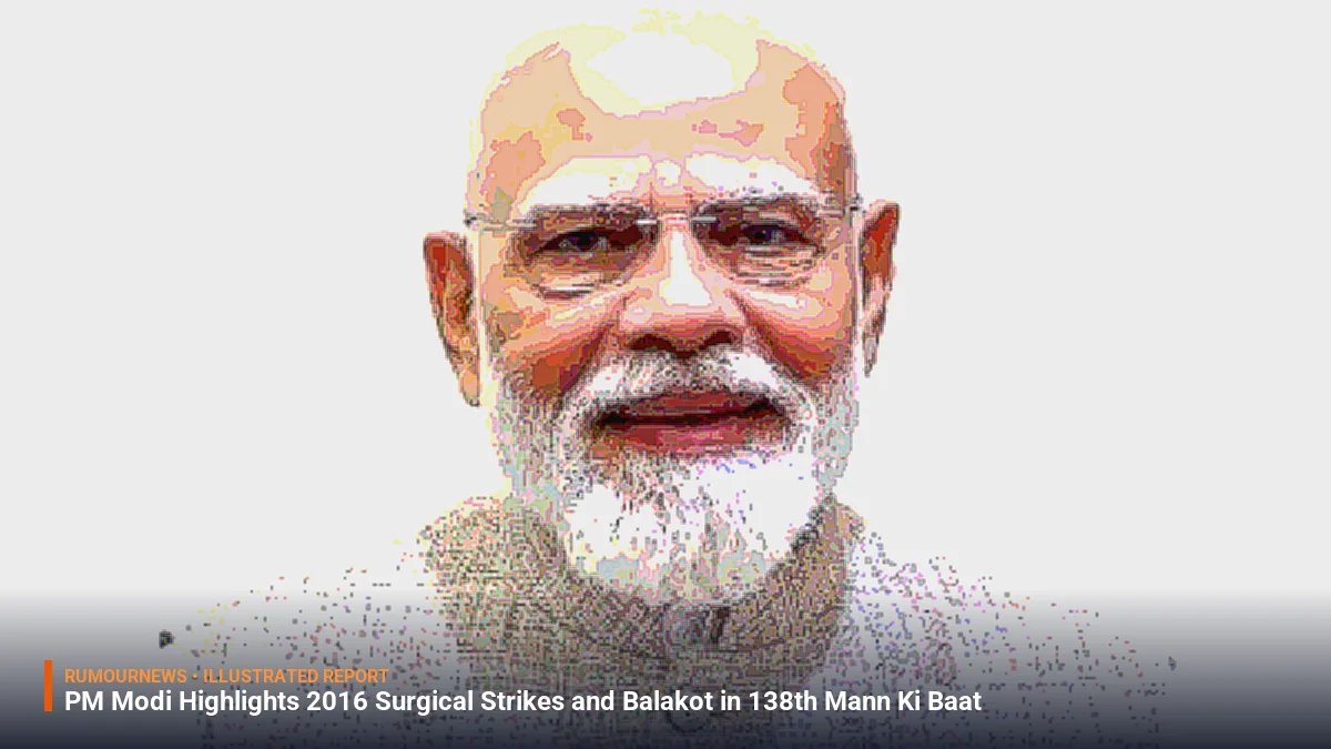PM Modi Highlights 2016 Surgical Strikes and Balakot in 138th Mann Ki Baat