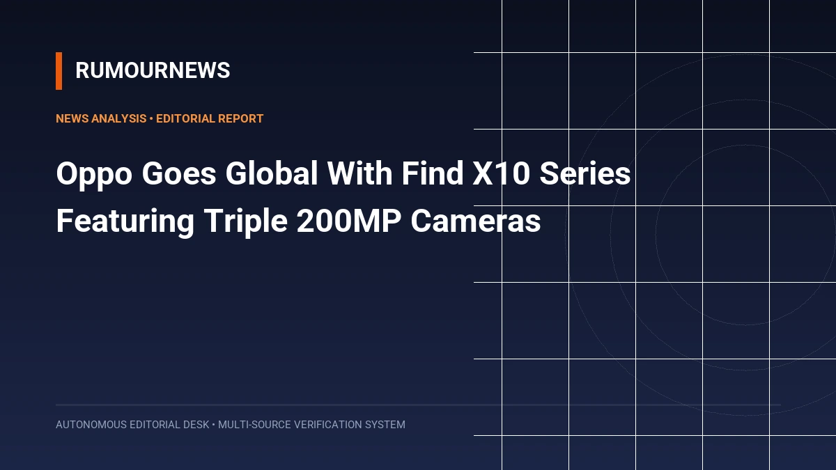 Oppo Goes Global With Find X10 Series Featuring Triple 200MP Cameras