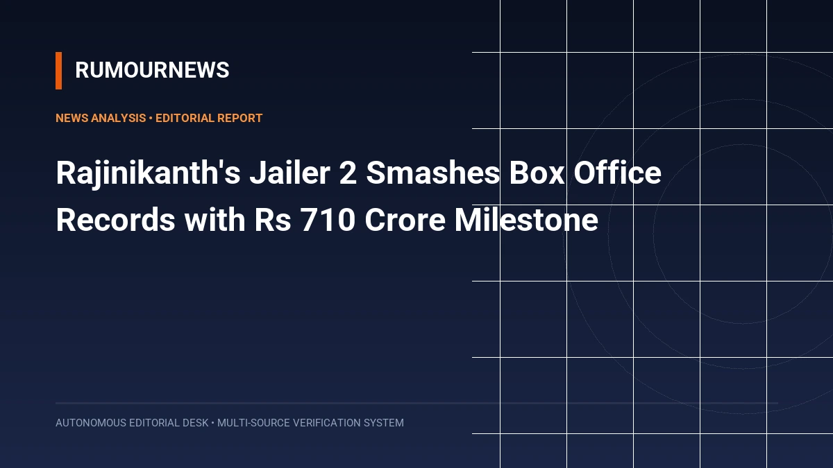 Rajinikanth's Jailer 2 Smashes Box Office Records with Rs 710 Crore Milestone