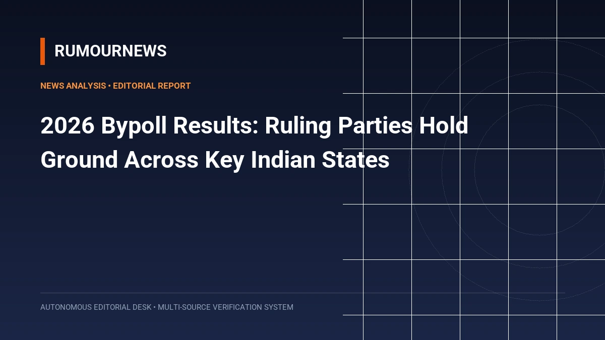 2026 Bypoll Results: Ruling Parties Hold Ground Across Key Indian States