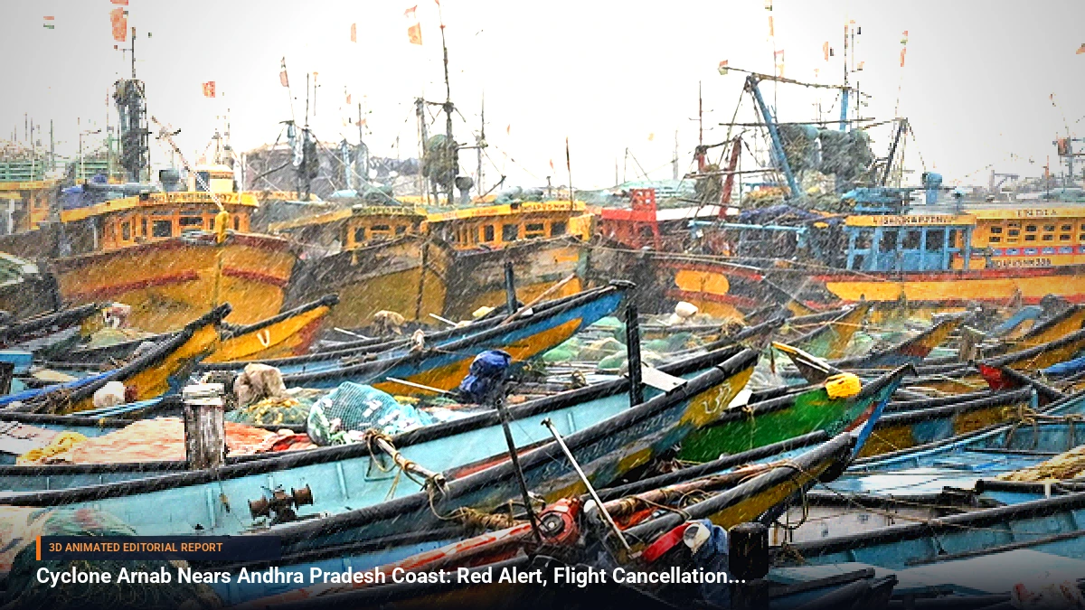 Cyclone Arnab Nears Andhra Pradesh Coast: Red Alert, Flight Cancellations & Infrastructure Disruption