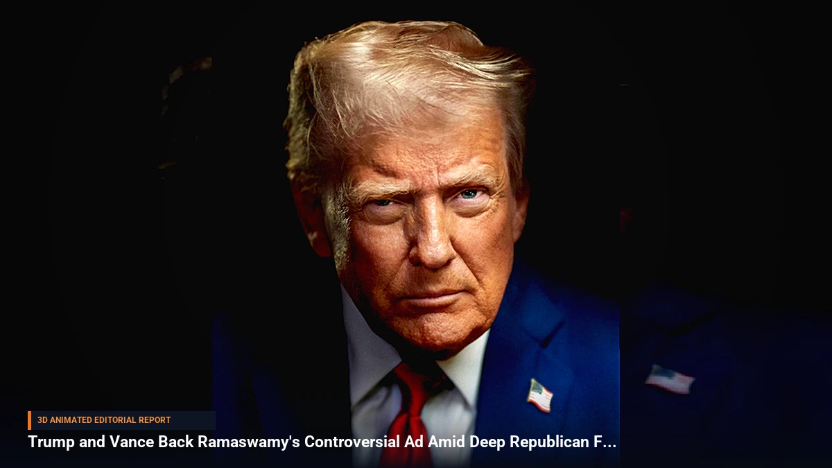 Trump and Vance Back Ramaswamy's Controversial Ad Amid Deep Republican Fractures