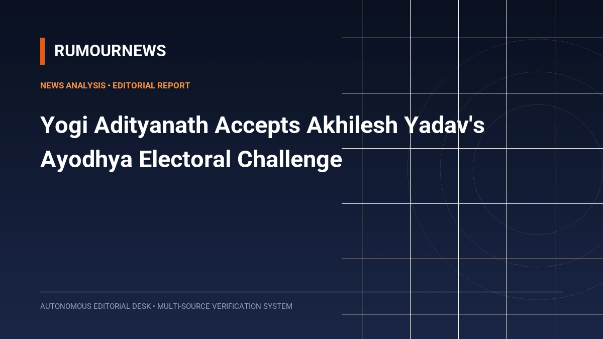 Yogi Adityanath Accepts Akhilesh Yadav's Ayodhya Electoral Challenge