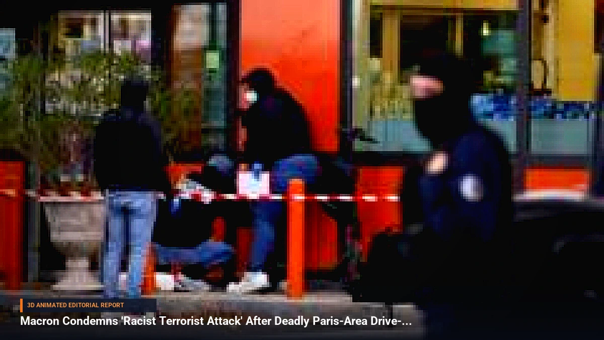 Macron Condemns 'Racist Terrorist Attack' After Deadly Paris-Area Drive-By Shooting