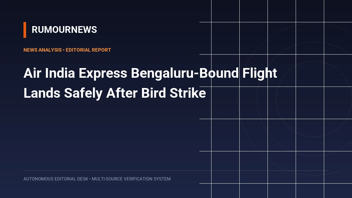 Air India Express Bengaluru-Bound Flight Lands Safely After Bird Strike