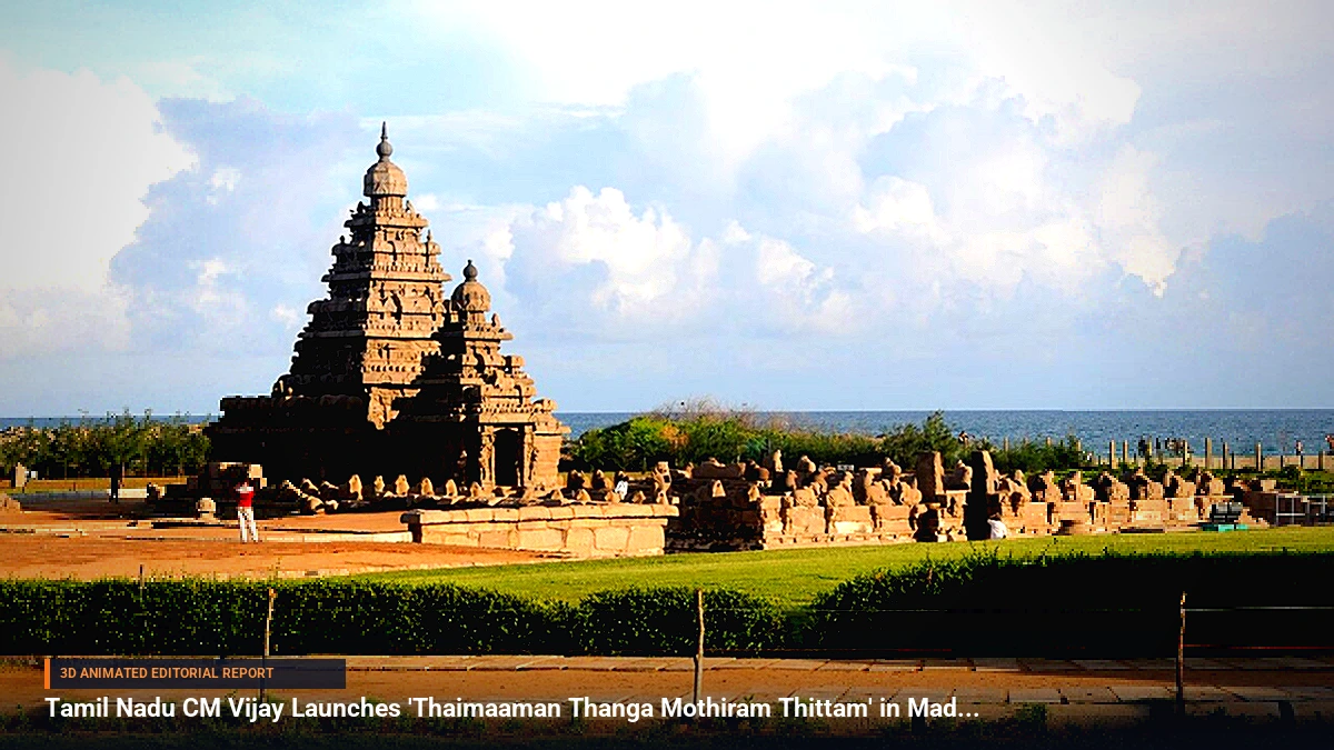 Tamil Nadu CM Vijay Launches 'Thaimaaman Thanga Mothiram Thittam' in Madurai