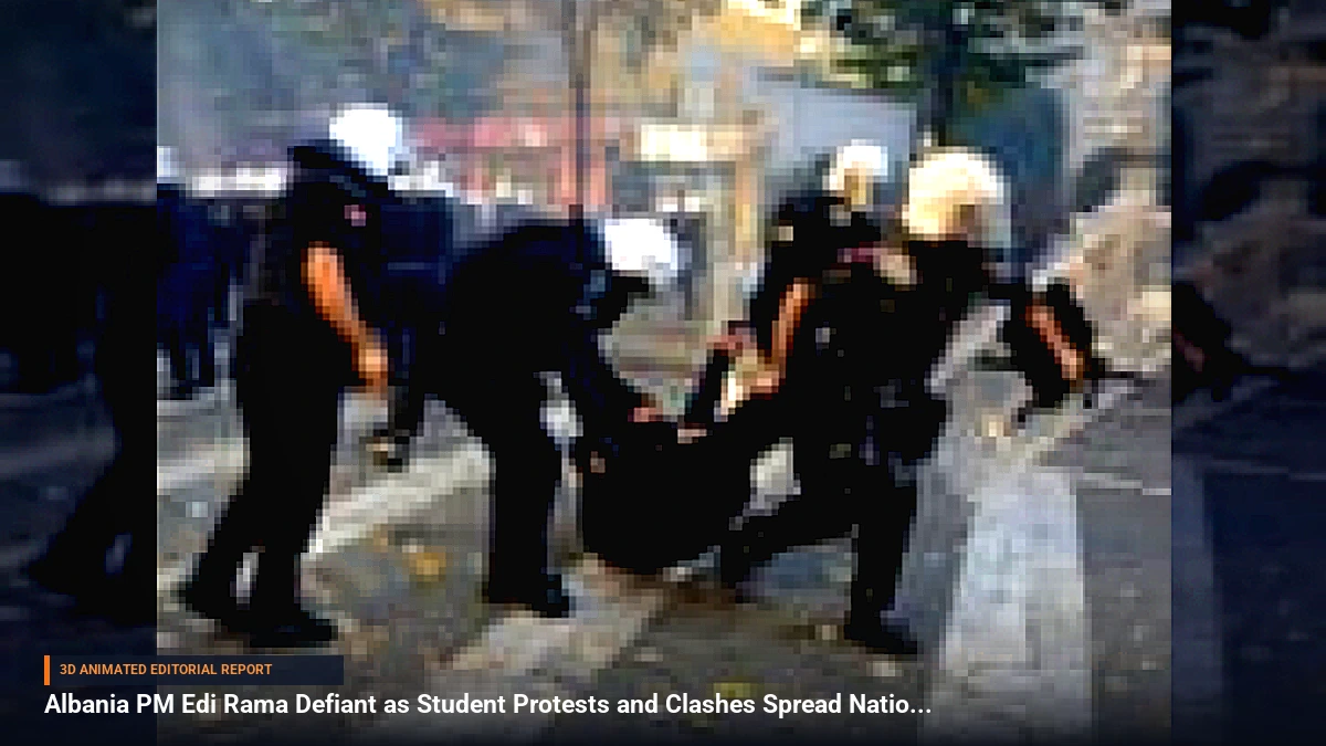 Albania PM Edi Rama Defiant as Student Protests and Clashes Spread Nationwide