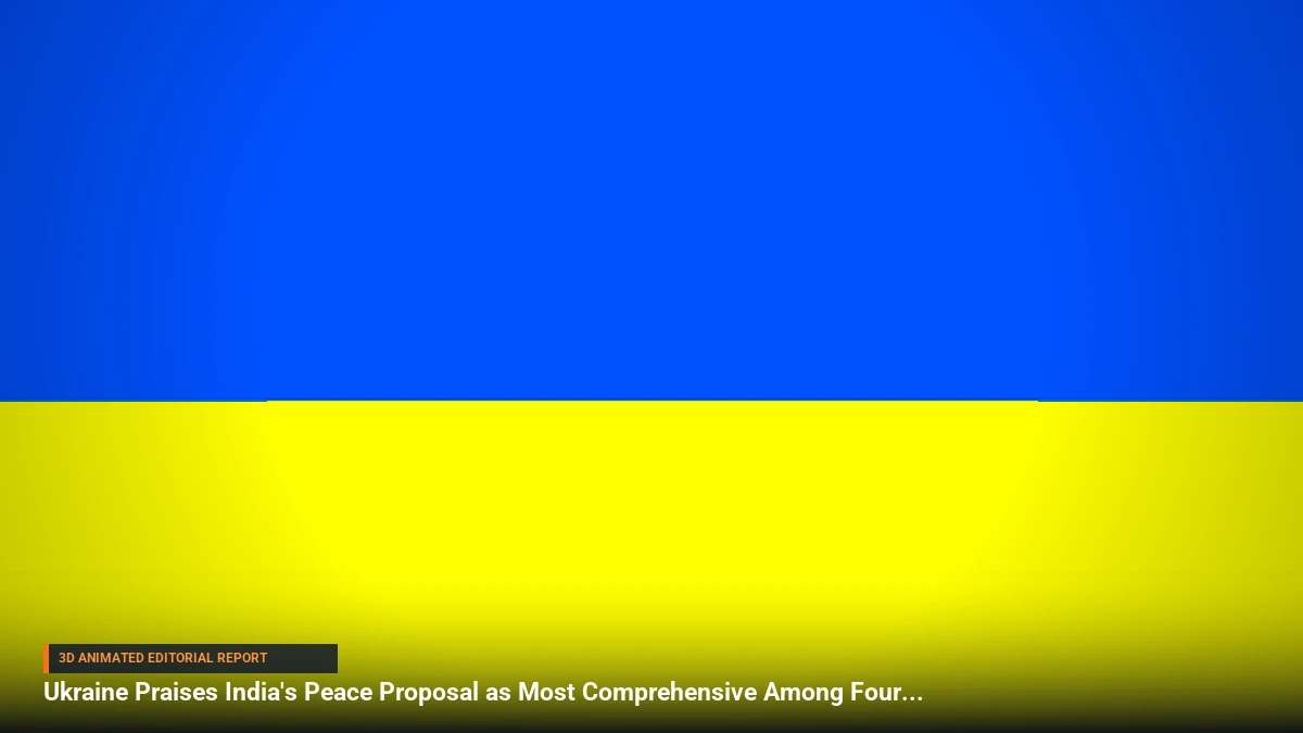 Ukraine Praises India's Peace Proposal as Most Comprehensive Among Four Global Initiatives
