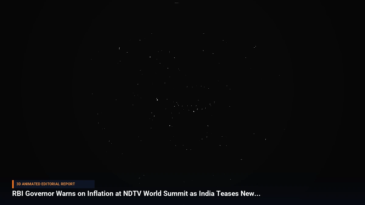 RBI Governor Warns on Inflation at NDTV World Summit as India Teases New AI Laws