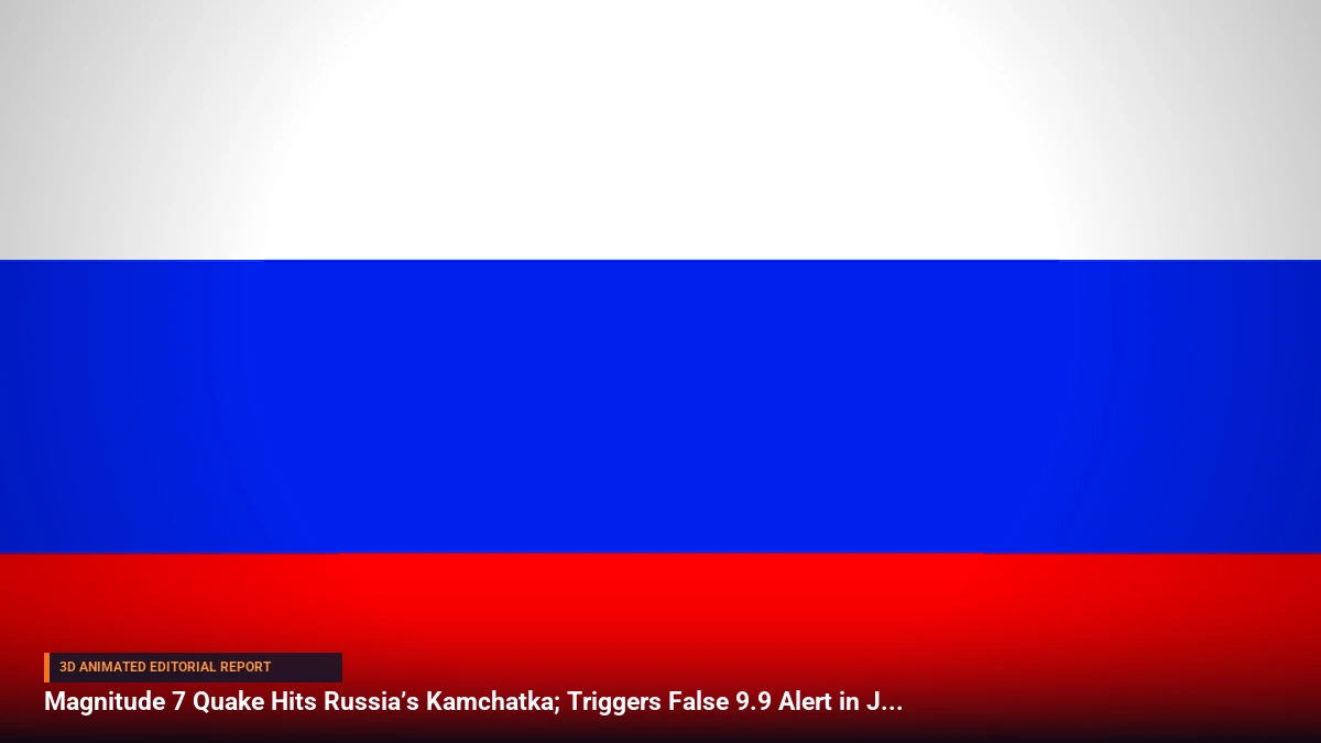 Magnitude 7 Quake Hits Russia’s Kamchatka; Triggers False 9.9 Alert in Japan