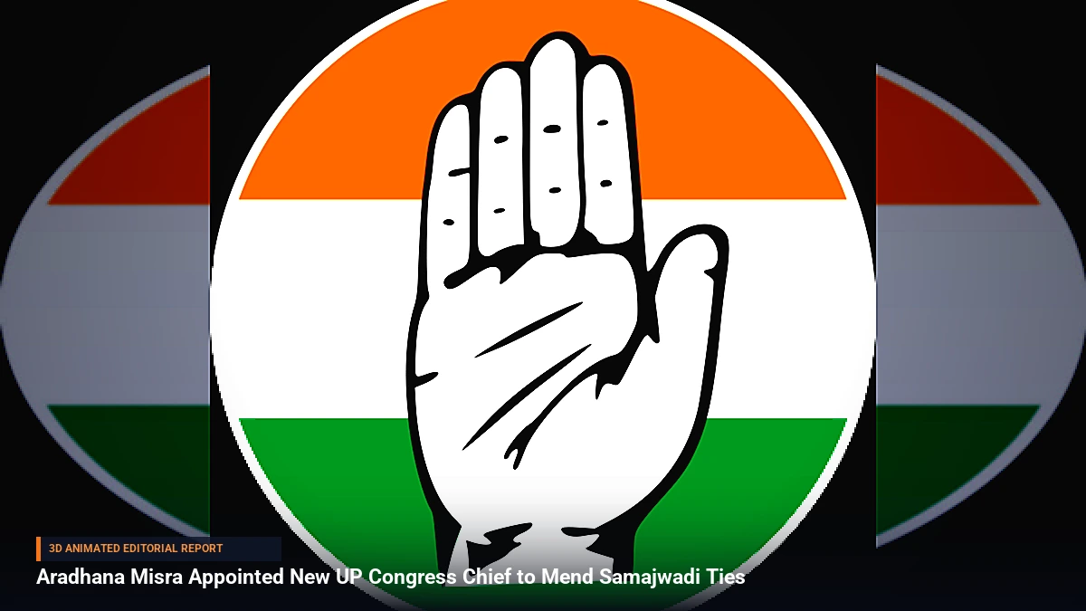 Aradhana Misra Appointed New UP Congress Chief to Mend Samajwadi Ties