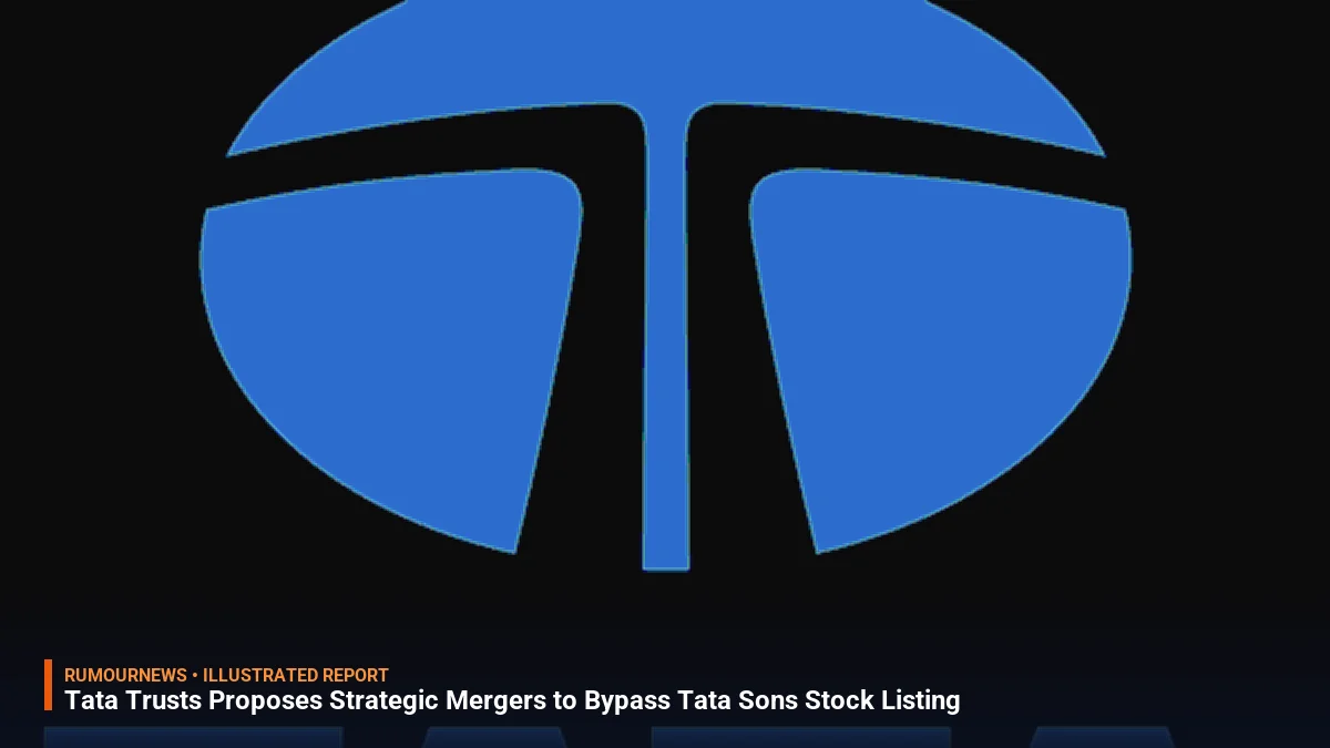Tata Trusts Proposes Strategic Mergers to Bypass Tata Sons Stock Listing