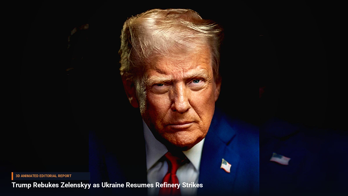 Trump Rebukes Zelenskyy as Ukraine Resumes Refinery Strikes