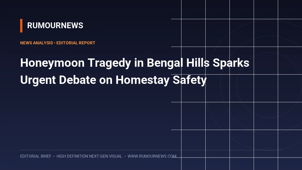 Honeymoon Tragedy in Bengal Hills Sparks Urgent Debate on Homestay Safety