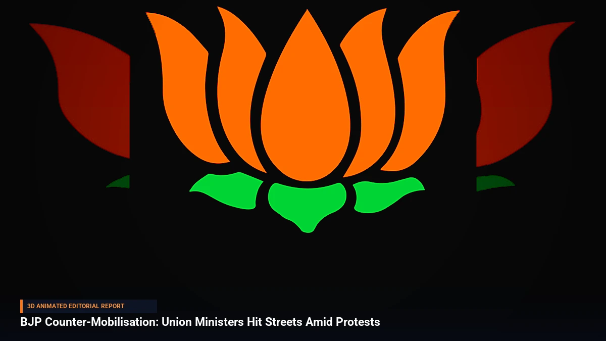 BJP Counter-Mobilisation: Union Ministers Hit Streets Amid Protests