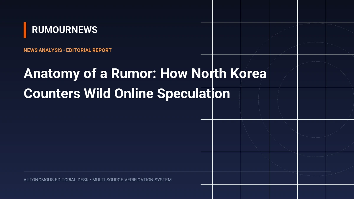 Anatomy of a Rumor: How North Korea Counters Wild Online Speculation
