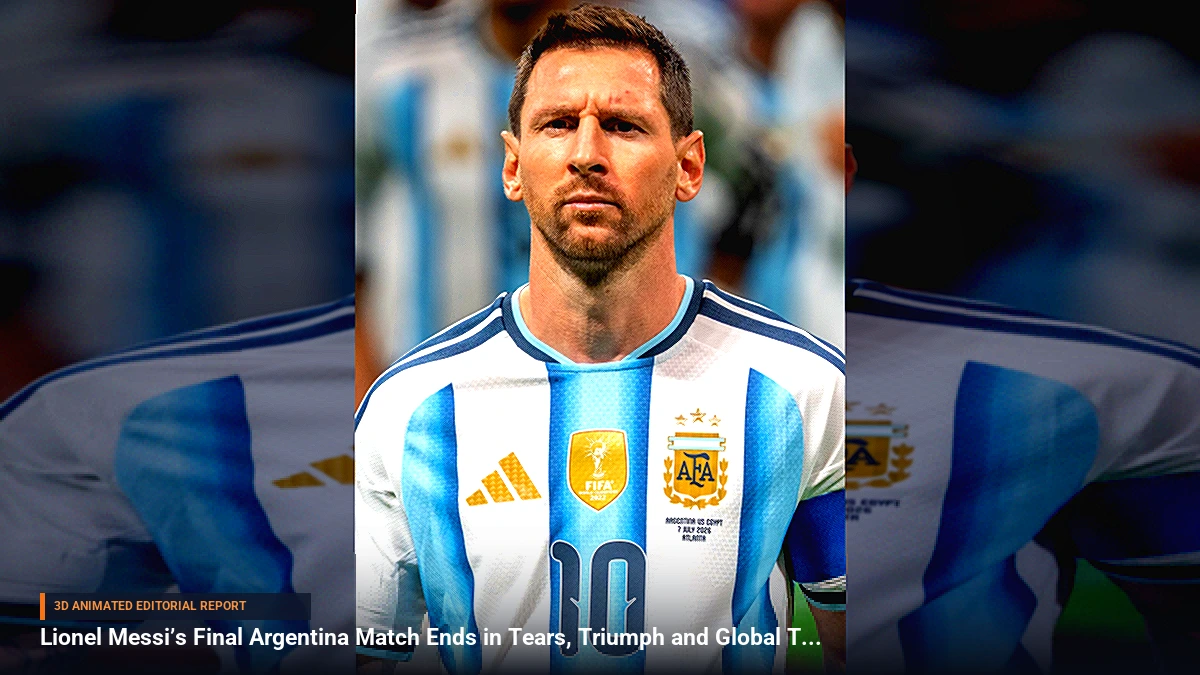 Lionel Messi’s Final Argentina Match Ends in Tears, Triumph and Global Tribute