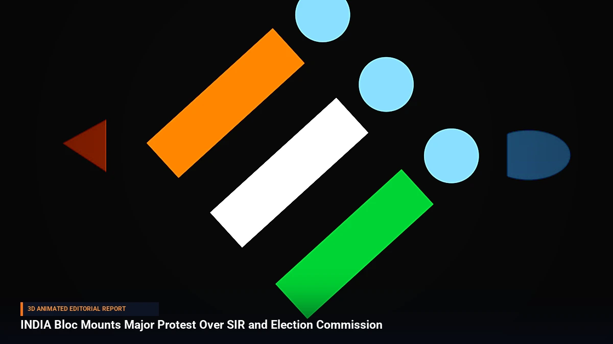 INDIA Bloc Mounts Major Protest Over SIR and Election Commission