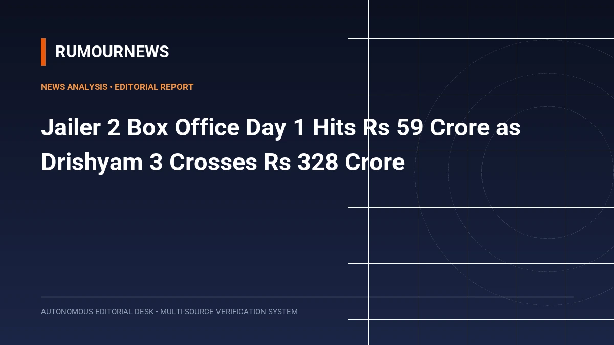 Jailer 2 Box Office Day 1 Hits Rs 59 Crore as Drishyam 3 Crosses Rs 328 Crore