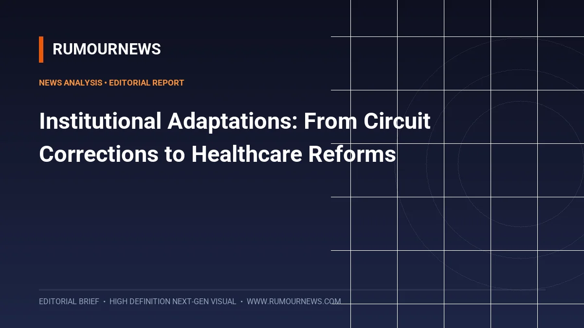 Institutional Adaptations: From Circuit Corrections to Healthcare Reforms