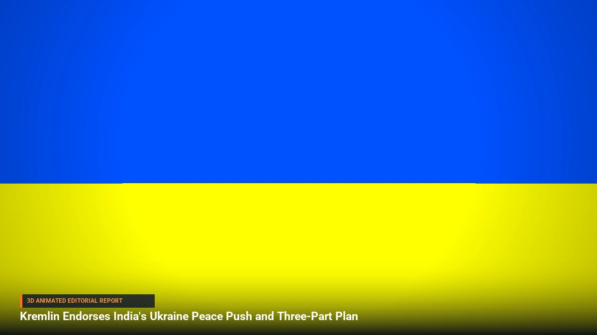 Kremlin Endorses India's Ukraine Peace Push and Three-Part Plan