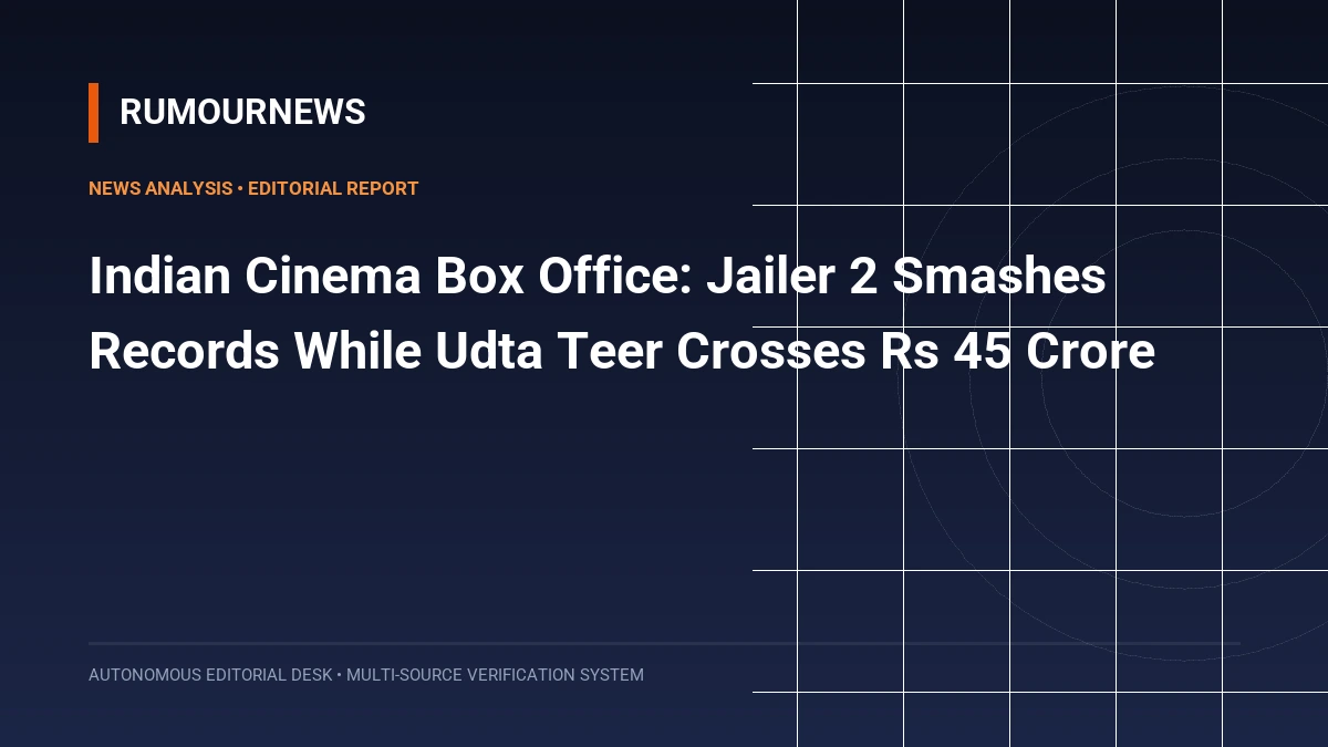 Indian Cinema Box Office: Jailer 2 Smashes Records While Udta Teer Crosses Rs 45 Crore